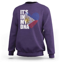Filipino Pride Sweatshirt Its In My DNA Patriotic Philippines Flag - Wonder Print Shop