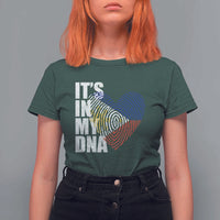Filipino Pride T Shirt For Women Its In My DNA Patriotic Philippines Flag - Wonder Print Shop