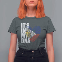 Filipino Pride T Shirt For Women Its In My DNA Patriotic Philippines Flag - Wonder Print Shop