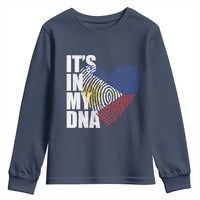 Filipino Pride Youth Sweatshirt Its In My DNA Patriotic Philippines Flag - Wonder Print Shop