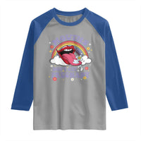 Mouths Dont Get Pregnant Raglan Shirt Funny Dirty Adult Humor - Wonder Print Shop