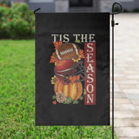 Thanksgiving Tis The Season Garden Flag American Football Pumpkin Fall Season - Wonder Print Shop