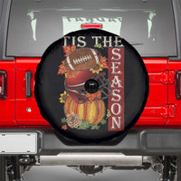 Thanksgiving Tis The Season Spare Tire Cover American Football Pumpkin Fall Season - Wonder Print Shop