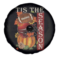 Thanksgiving Tis The Season Spare Tire Cover American Football Pumpkin Fall Season - Wonder Print Shop