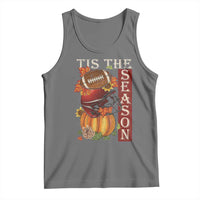 Thanksgiving Tis The Season Tank Top American Football Pumpkin Fall Season - Wonder Print Shop