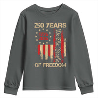 250 Years Of Freedom Youth Sweatshirt 250th America Anniversary Independence Day