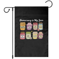 Democracy Is My Jam Garden Flag Social Justice Protest Resist - Wonder Print Shop