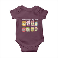 Democracy Is My Jam Baby Onesie Social Justice Protest Resist - Wonder Print Shop