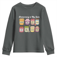 Democracy Is My Jam Youth Sweatshirt Social Justice Protest Resist - Wonder Print Shop