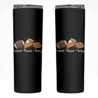Funny Political Fall Season Skinny Tumbler Football Dessert Turkey Thanksgiving - Wonder Print Shop