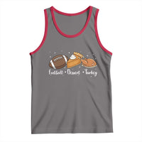 Funny Political Fall Season Tank Top Football Dessert Turkey Thanksgiving - Wonder Print Shop