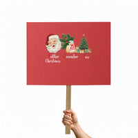 Funny Political Christmas Protest Sign Father Christmas December Tree - Wonder Print Shop