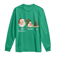 Funny Political Christmas Long Sleeve Shirt Father Christmas December Tree - Wonder Print Shop