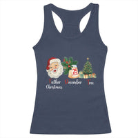 Funny Political Christmas Racerback Tank Top Father Christmas December Tree - Wonder Print Shop