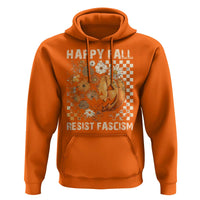 Happy Fall Resist Fascism Hoodie Halloween Fall Pumpkin - Wonder Print Shop
