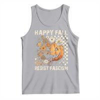 Happy Fall Resist Fascism Tank Top Halloween Fall Pumpkin - Wonder Print Shop