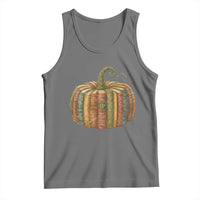 Book Pumpkin Autumn Fall Librarians Bookworm Teacher Tank Top - Wonder Print Shop