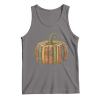 Book Pumpkin Autumn Fall Librarians Bookworm Teacher Tank Top - Wonder Print Shop