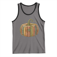 Book Pumpkin Autumn Fall Librarians Bookworm Teacher Tank Top - Wonder Print Shop
