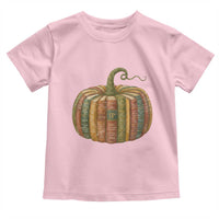 Book Pumpkin Autumn Fall Librarians Bookworm Teacher Toddler T Shirt - Wonder Print Shop