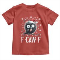 Funny F Caw F Christmas Crow Toddler T Shirt Santa Raven Xmas Holiday - Wonder Print Shop