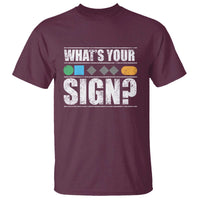 Funny Ski Snowboard Whats Your Sign T Shirt - Wonder Print Shop