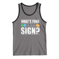 Funny Ski Snowboard Whats Your Sign Tank Top - Wonder Print Shop