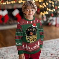 Have A Melanin Christmas African American Santa Girl Xmas Ugly Christmas Sweater - Wonder Print Shop