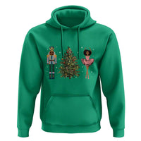 Funny Black Ballerina Nutcracker African American Christmas Hoodie