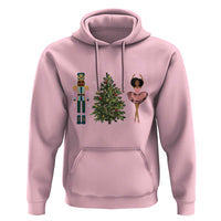 Funny Black Ballerina Nutcracker African American Christmas Hoodie