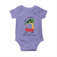 My First Christmas Baby Onesie Toy Car Xmas Tree