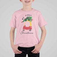 My First Christmas T Shirt For Kid Toy Car Xmas Tree - Wonder Print Shop