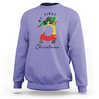 My First Christmas Sweatshirt Toy Car Xmas Tree - Wonder Print Shop
