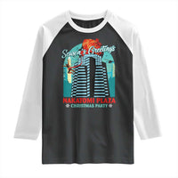 Christmas Nakatomi Plaza Raglan Shirt Season's Greeting Christmas Party Hans Gruber - Wonder Print Shop