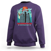 Christmas Nakatomi Plaza Sweatshirt Season's Greeting Christmas Party Hans Gruber - Wonder Print Shop
