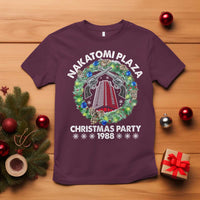 Christmas Nakatomi Plaza T Shirt Christmas Party 1988 Xmas Wreath - Wonder Print Shop