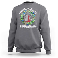 Christmas Nakatomi Plaza Sweatshirt Christmas Party 1988 Xmas Wreath - Wonder Print Shop