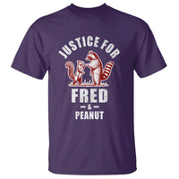 Justice For Fred And Peanut T Shirt Racoon Squirrel TS11