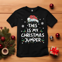 Funny British Christmas T Shirt This Is My Christmas Jumper - Wonder Print Shop