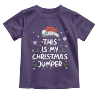 Funny British Christmas Toddler T Shirt This Is My Christmas Jumper - Wonder Print Shop