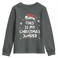 Funny British Christmas Youth Sweatshirt This Is My Christmas Jumper - Wonder Print Shop