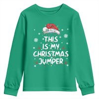 Funny British Christmas Youth Sweatshirt This Is My Christmas Jumper - Wonder Print Shop