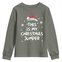 Funny British Christmas Youth Sweatshirt This Is My Christmas Jumper - Wonder Print Shop