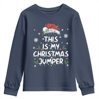 Funny British Christmas Youth Sweatshirt This Is My Christmas Jumper - Wonder Print Shop
