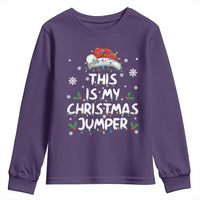Funny British Christmas Youth Sweatshirt This Is My Christmas Jumper - Wonder Print Shop