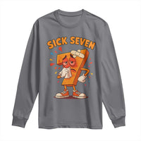 Funny Sick Seven 67 Meme Long Sleeve Shirt Six Seven Wordplay - Wonder Print Shop