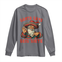 Funny Mexican Christmas 67 Long Sleeve Shirt Santa Says Seis Siete Cholo Claus - Wonder Print Shop