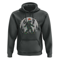 Funny Bigfoot 67 Christmas Night Stroll Moon Sasquatch Hoodie - Wonder Print Shop
