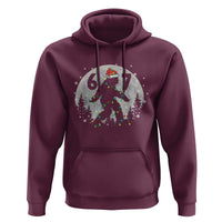 Funny Bigfoot 67 Christmas Night Stroll Moon Sasquatch Hoodie - Wonder Print Shop