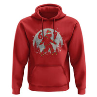 Funny Bigfoot 67 Christmas Night Stroll Moon Sasquatch Hoodie - Wonder Print Shop